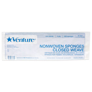 Venture Non-Woven 4-Ply Closed Weave Sponge Non-Sterile by Tidi-200 Count